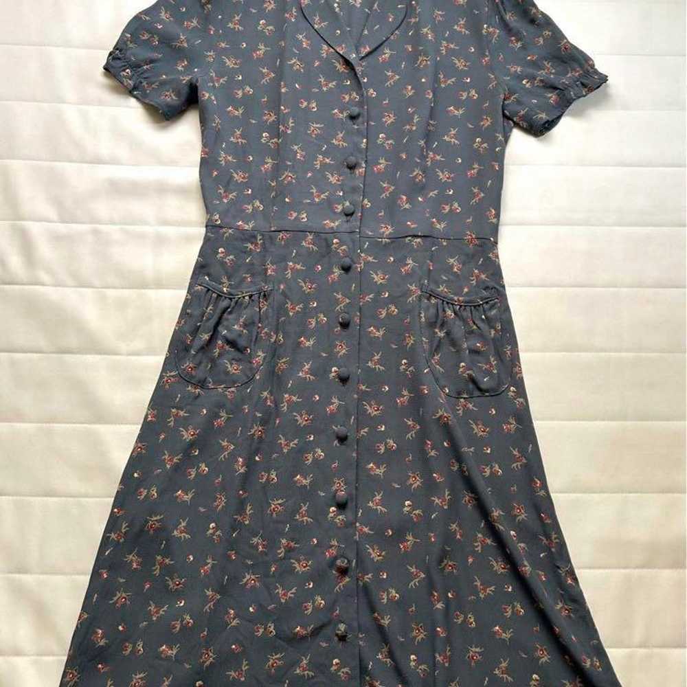 LAURA ASHLEY Liberty floral print dress antique r… - image 11