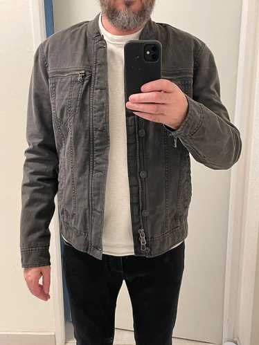 John Varvatos Linen Trucker Jacket