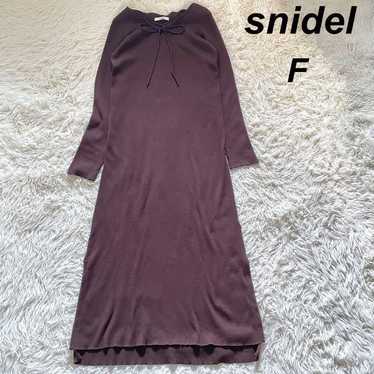 【Good condition】snidel Long One-Piece Rib Knit - image 1