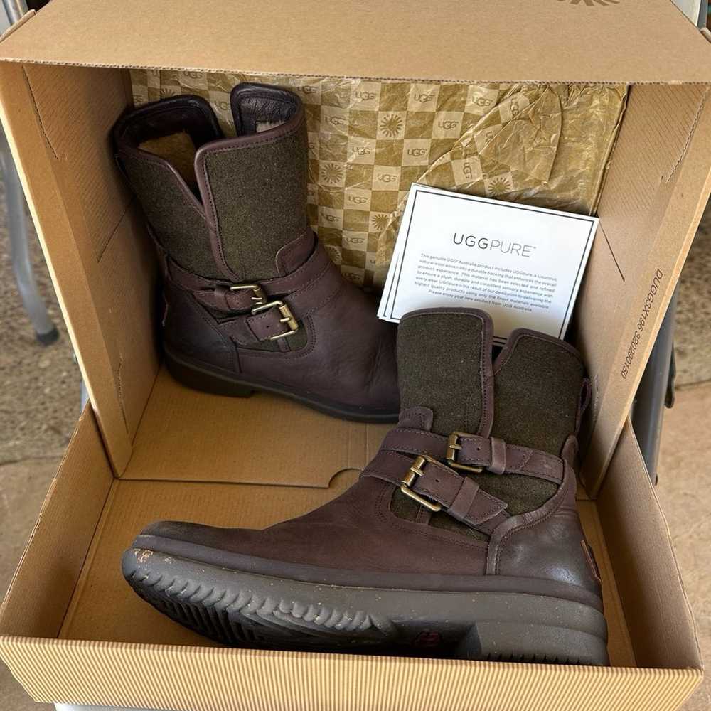 UGG Australia Brown Leather Boots - image 1