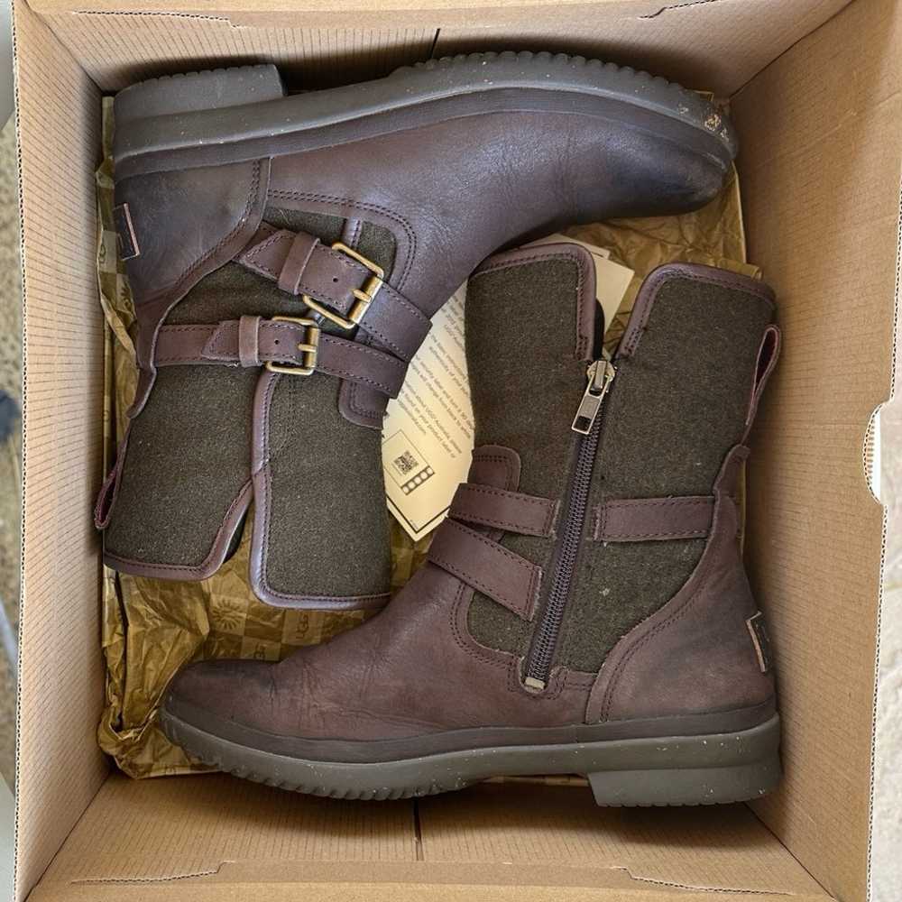 UGG Australia Brown Leather Boots - image 2