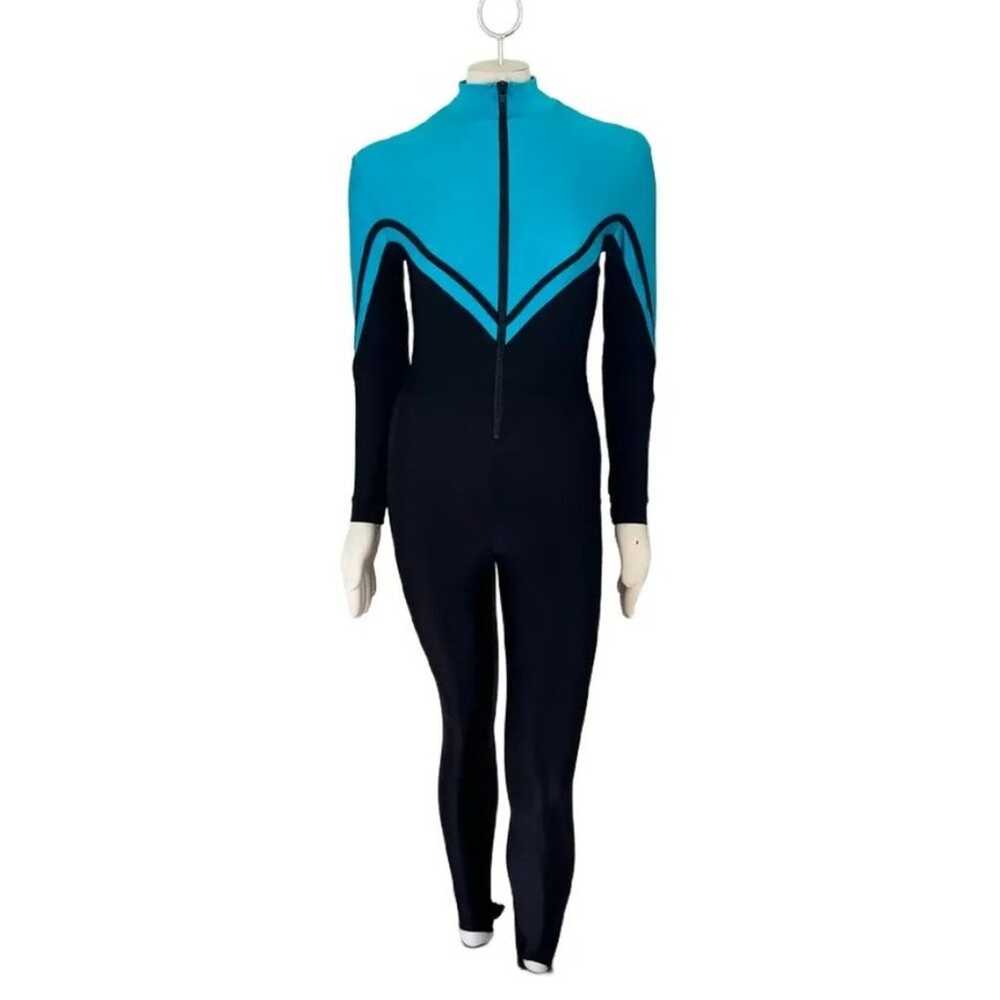 VTG 80s HENDERSON AQUATICS Zip Front Water Aerobi… - image 9