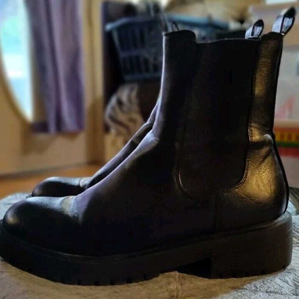 Y2k American Eagle Ankle Boots Black - image 1