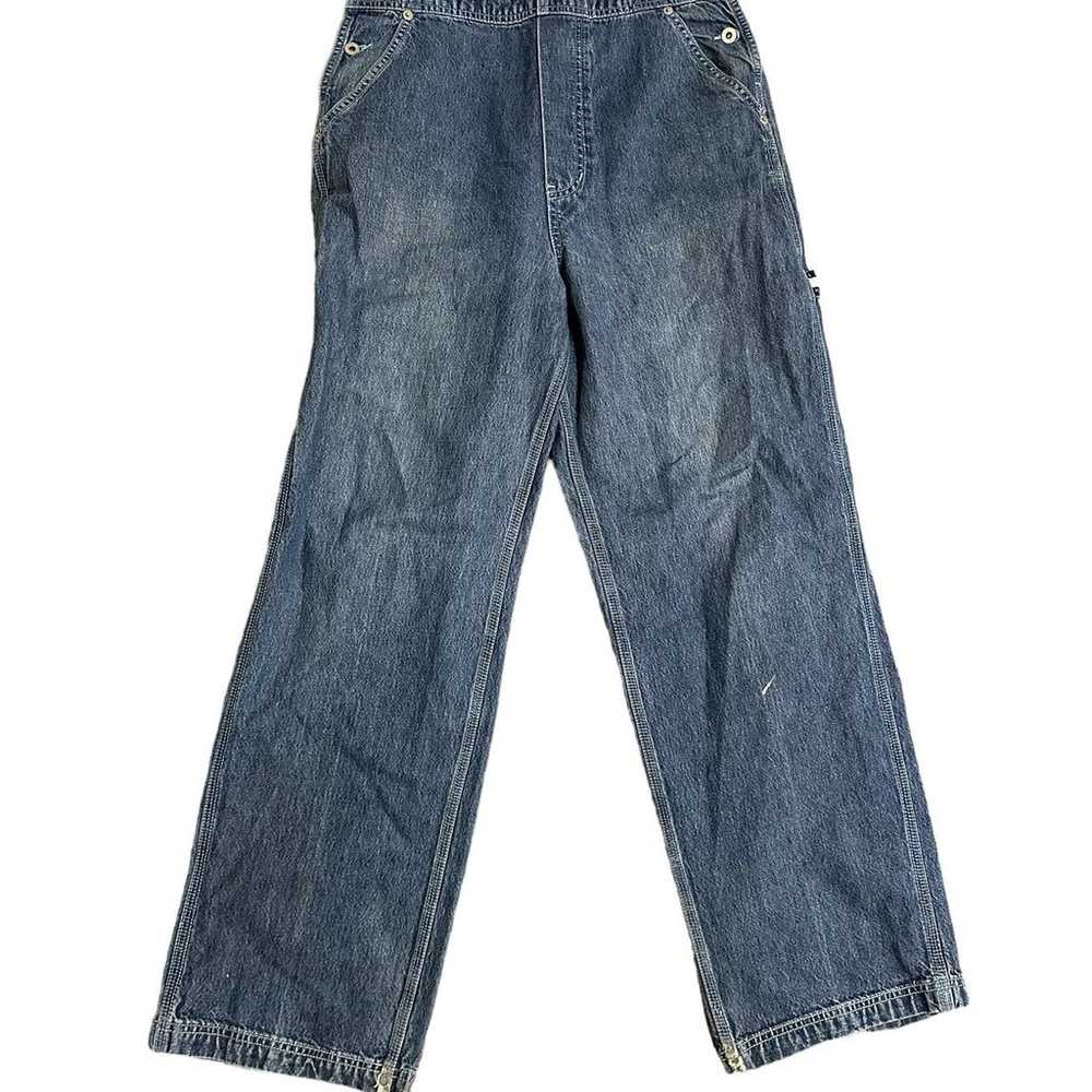 Tommy Hilfiger Vintage Y2K Logo Blue Cotton Denim… - image 11