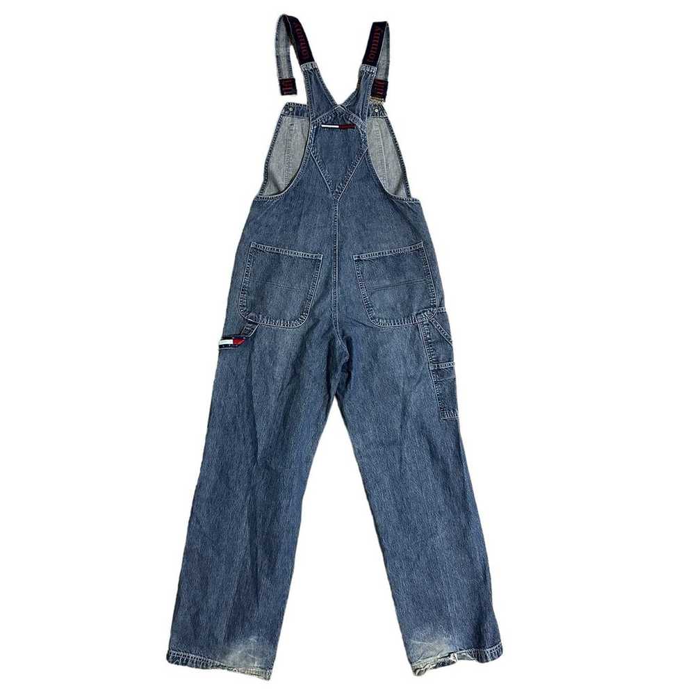 Tommy Hilfiger Vintage Y2K Logo Blue Cotton Denim… - image 5