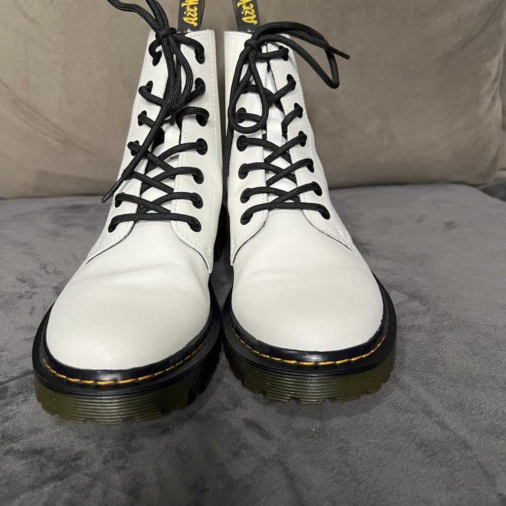 Dr martens W US 10 Luana white boots like new - image 2