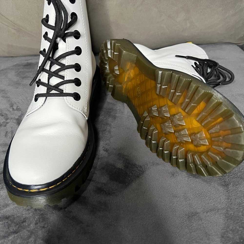 Dr martens W US 10 Luana white boots like new - image 3