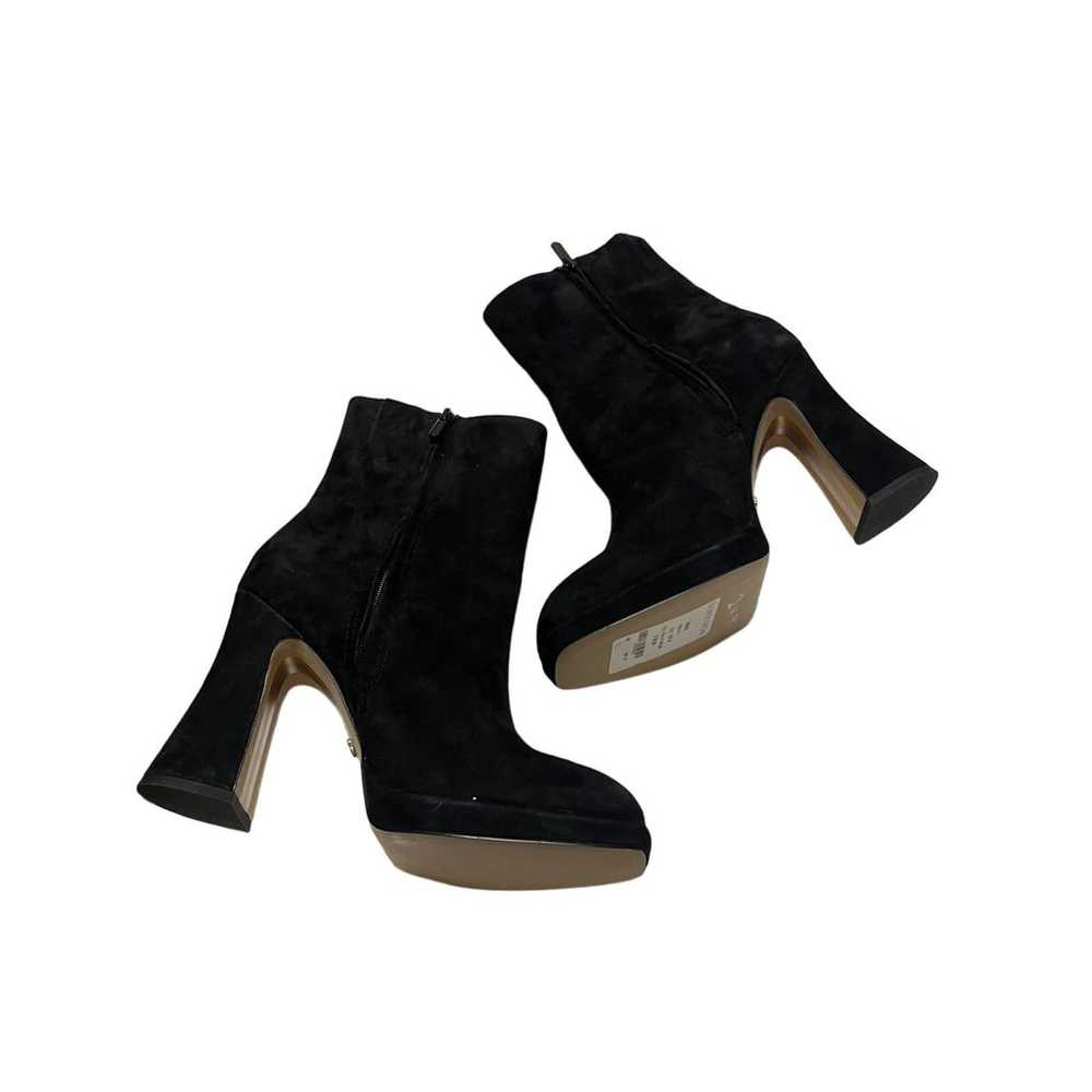 Sam Edelman Jaye Black Suede Heeled Fashion Boots… - image 4