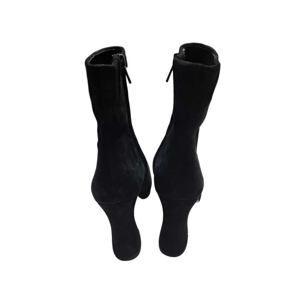 Sam Edelman Jaye Black Suede Heeled Fashion Boots… - image 5