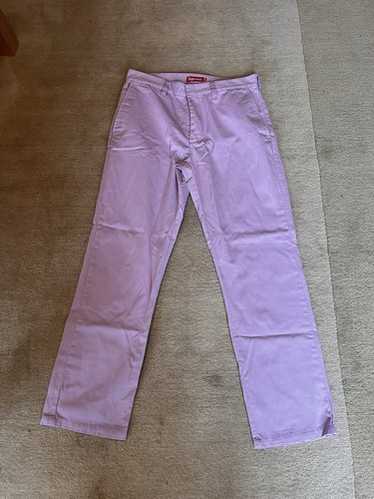 パンツ Supreme 22SS Work Pant Pink Monogram Supreme Work Pant (SS22) - $128
