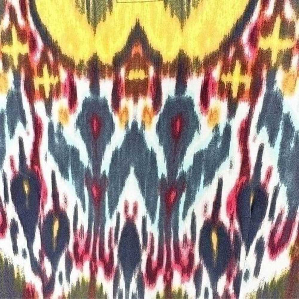 Alicia Bell Psychedelic Ikat Print Long Sleeve Sh… - image 10