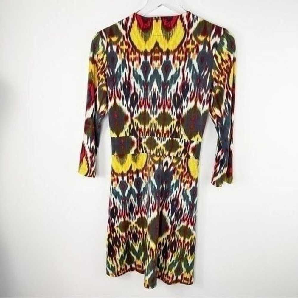 Alicia Bell Psychedelic Ikat Print Long Sleeve Sh… - image 11