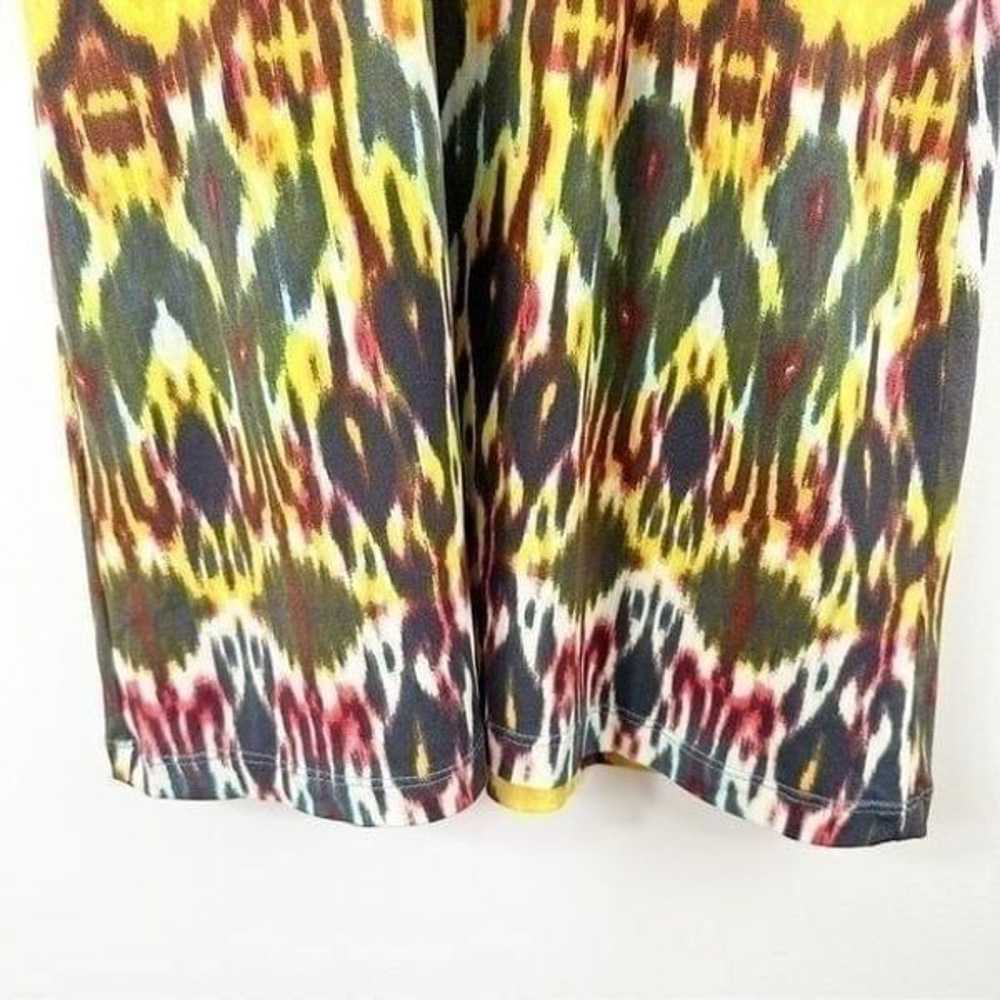 Alicia Bell Psychedelic Ikat Print Long Sleeve Sh… - image 5