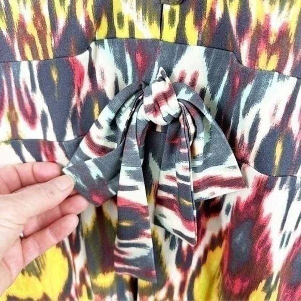 Alicia Bell Psychedelic Ikat Print Long Sleeve Sh… - image 6