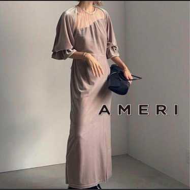 ▪︎Ameri vintage▪︎2WAY CURVE VELOURS DRESS