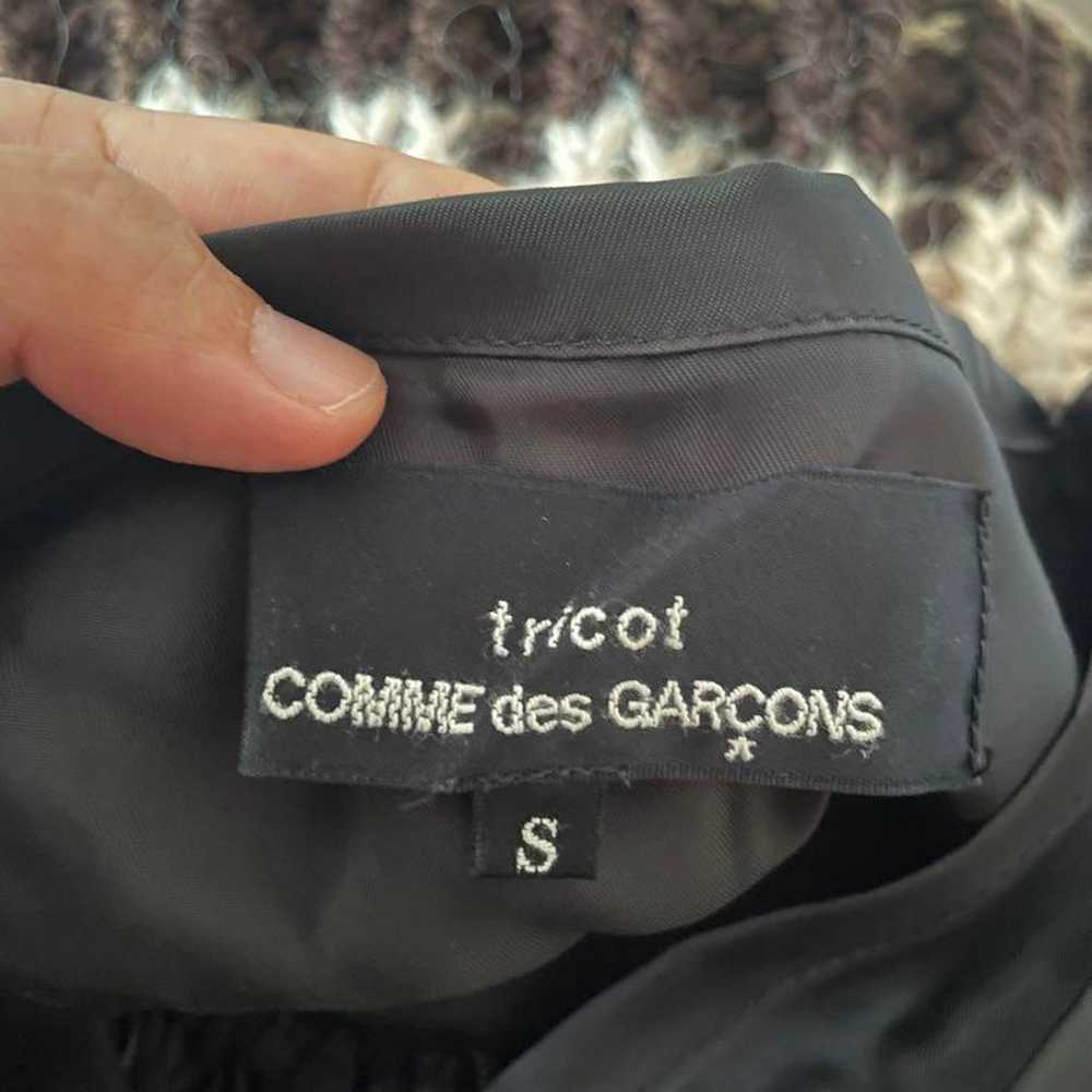 tricot comme des garcons Jacquard knit dress - image 6