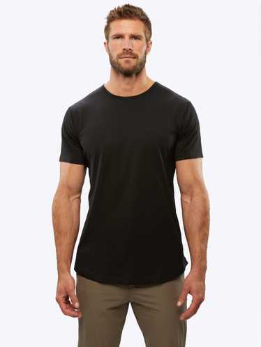 CUTS AO Curve-Hem Tee | Black Signature-fit PYCA … - image 1