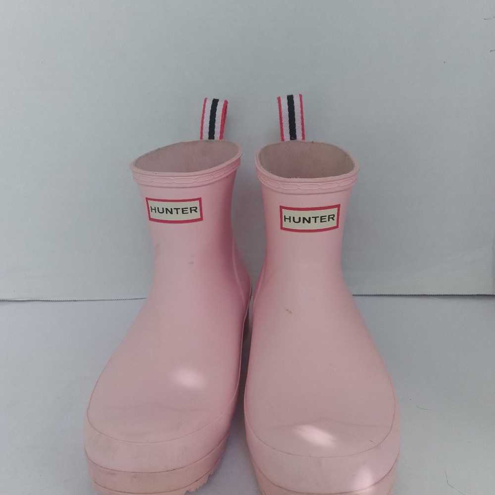 Hunter Boots Women's Play Short Rain Boots Pink S… - image 5