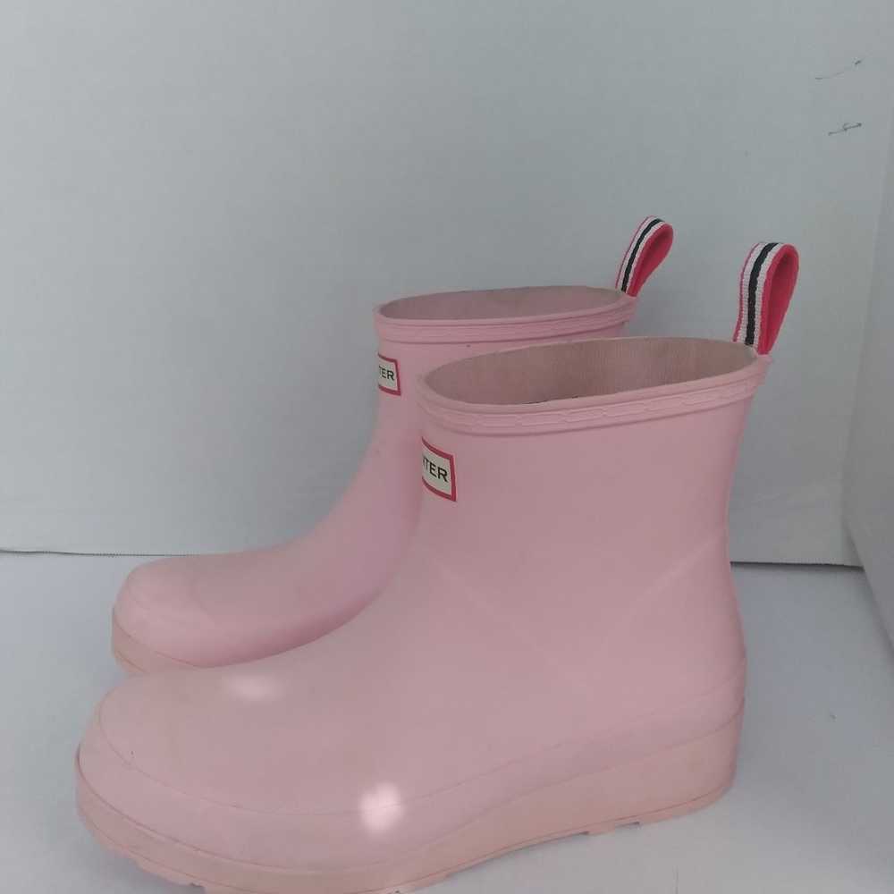 Hunter Boots Women's Play Short Rain Boots Pink S… - image 6