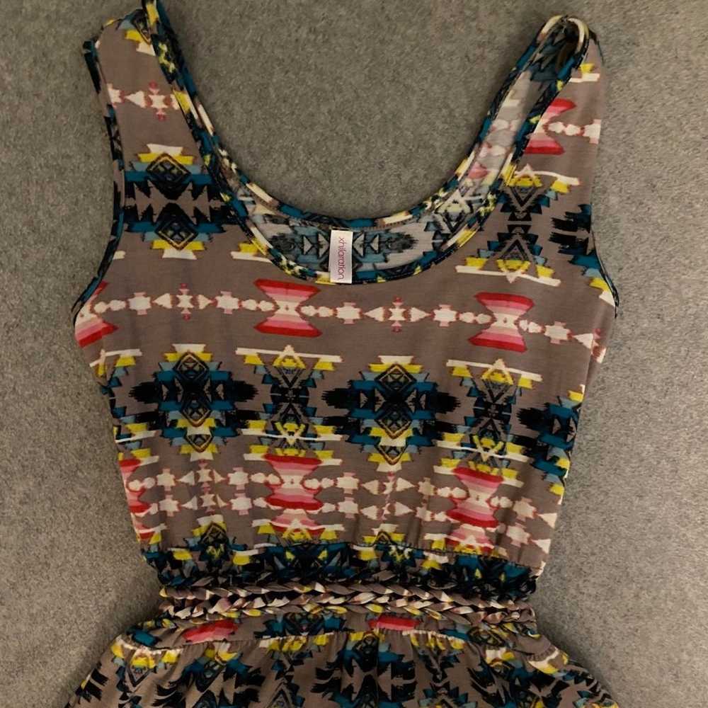 Xhilaration Dress tribal / Aztec / bohemian print - image 2