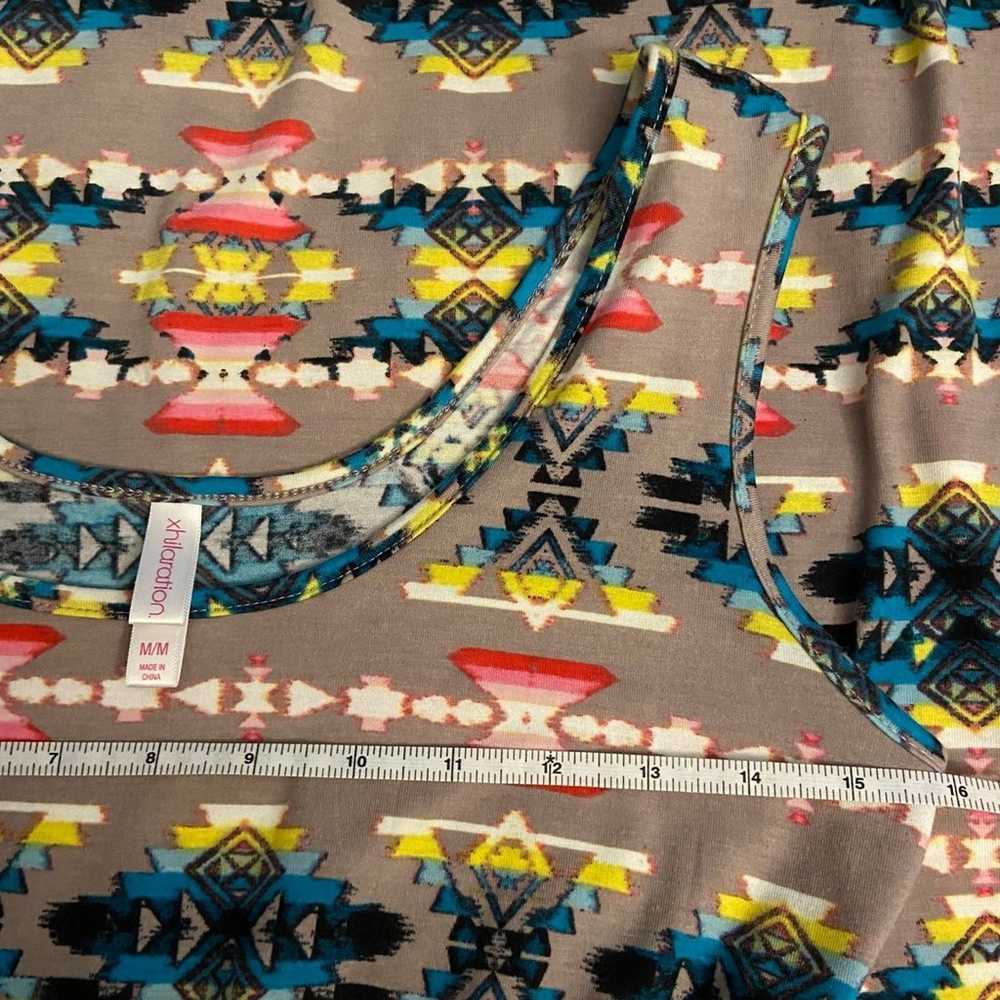 Xhilaration Dress tribal / Aztec / bohemian print - image 7