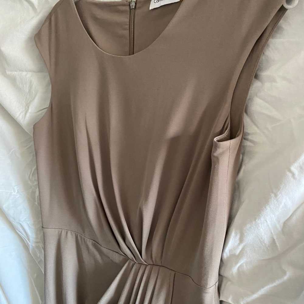 Calvin Klein Dress - Mauve - Light Grayish Brown … - image 3