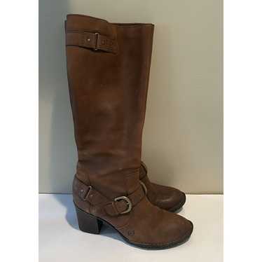 Born Knee High Riding Boot Women's sz 9 Brown - image 1