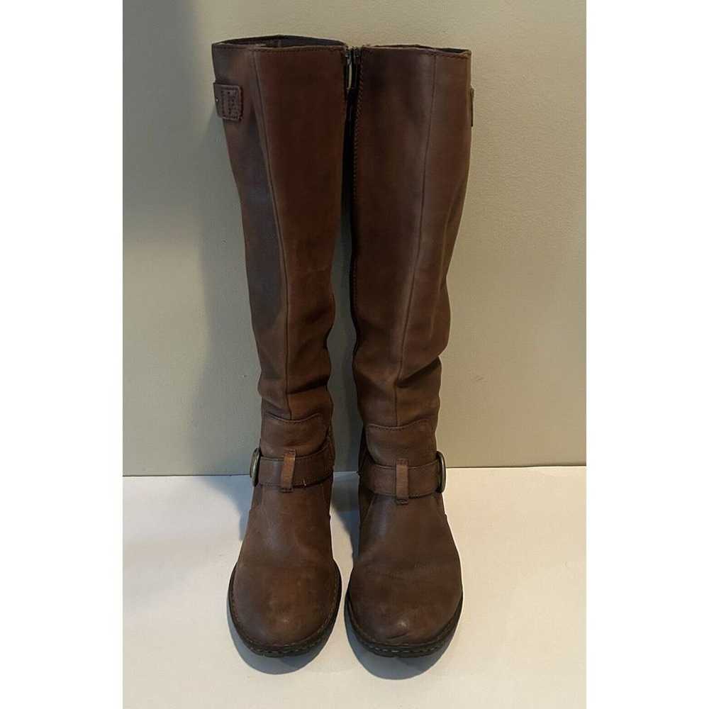 Born Knee High Riding Boot Women's sz 9 Brown - image 3