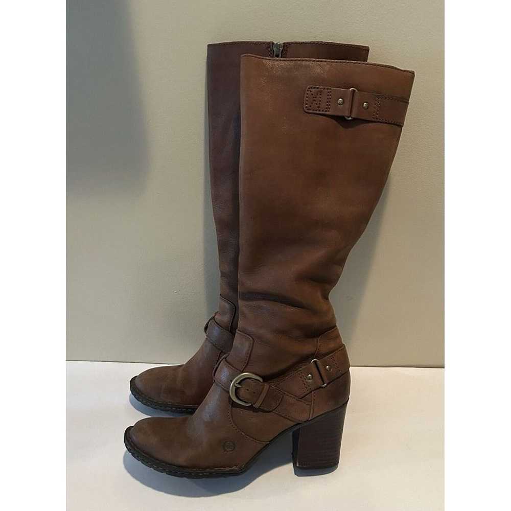 Born Knee High Riding Boot Women's sz 9 Brown - image 4