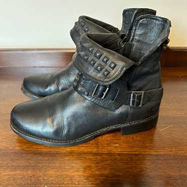 UGG Australia Cybele Stud Biker BELTED Moto Boot,… - image 1