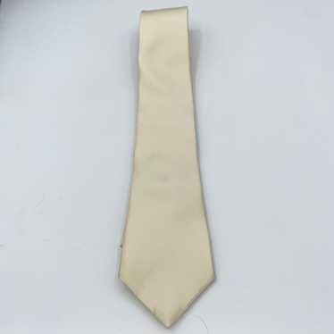 Hardy Amies Hardy Amies 100% Silk Ivory Neck Tie M