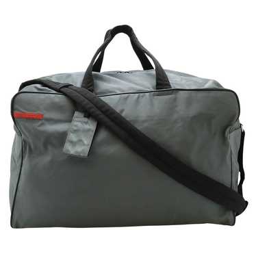 Prada Sports Grey Synthetic Travel Bag (Pre-Owned)