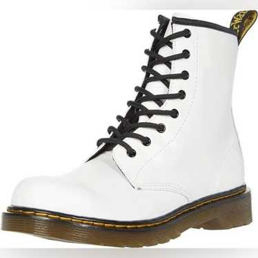 NEW- DR MARTINS- White Romario 1460 Y- Size Women… - image 1