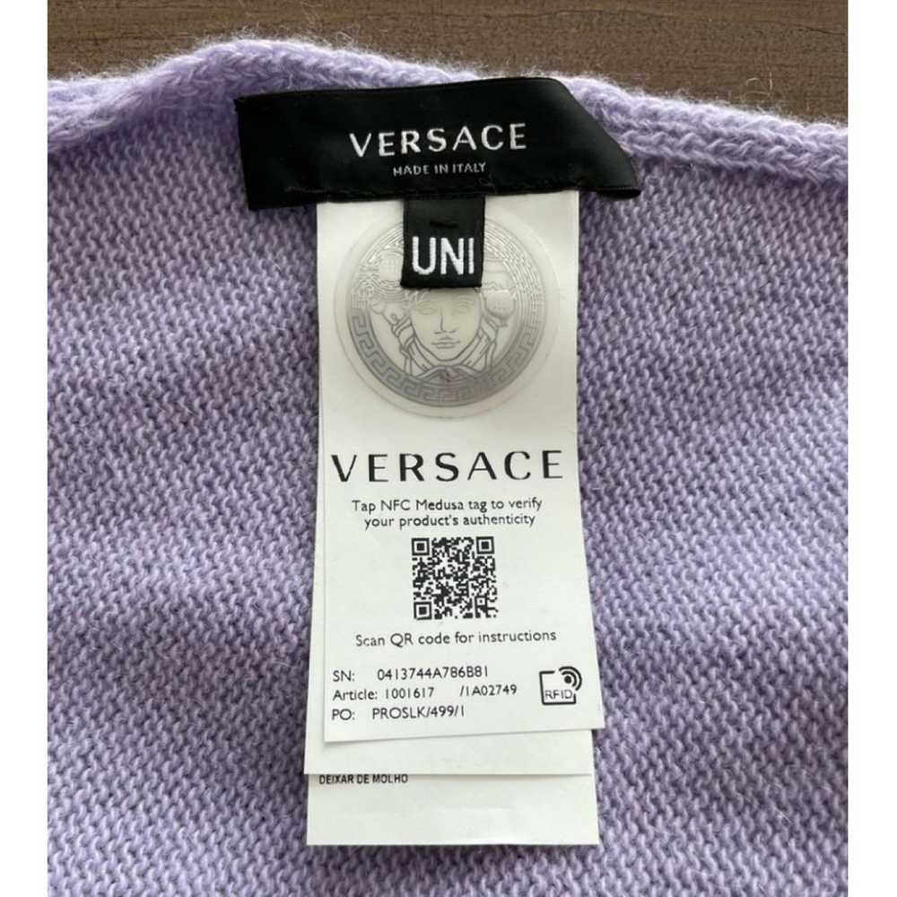 Versace Cashmere scarf - image 6