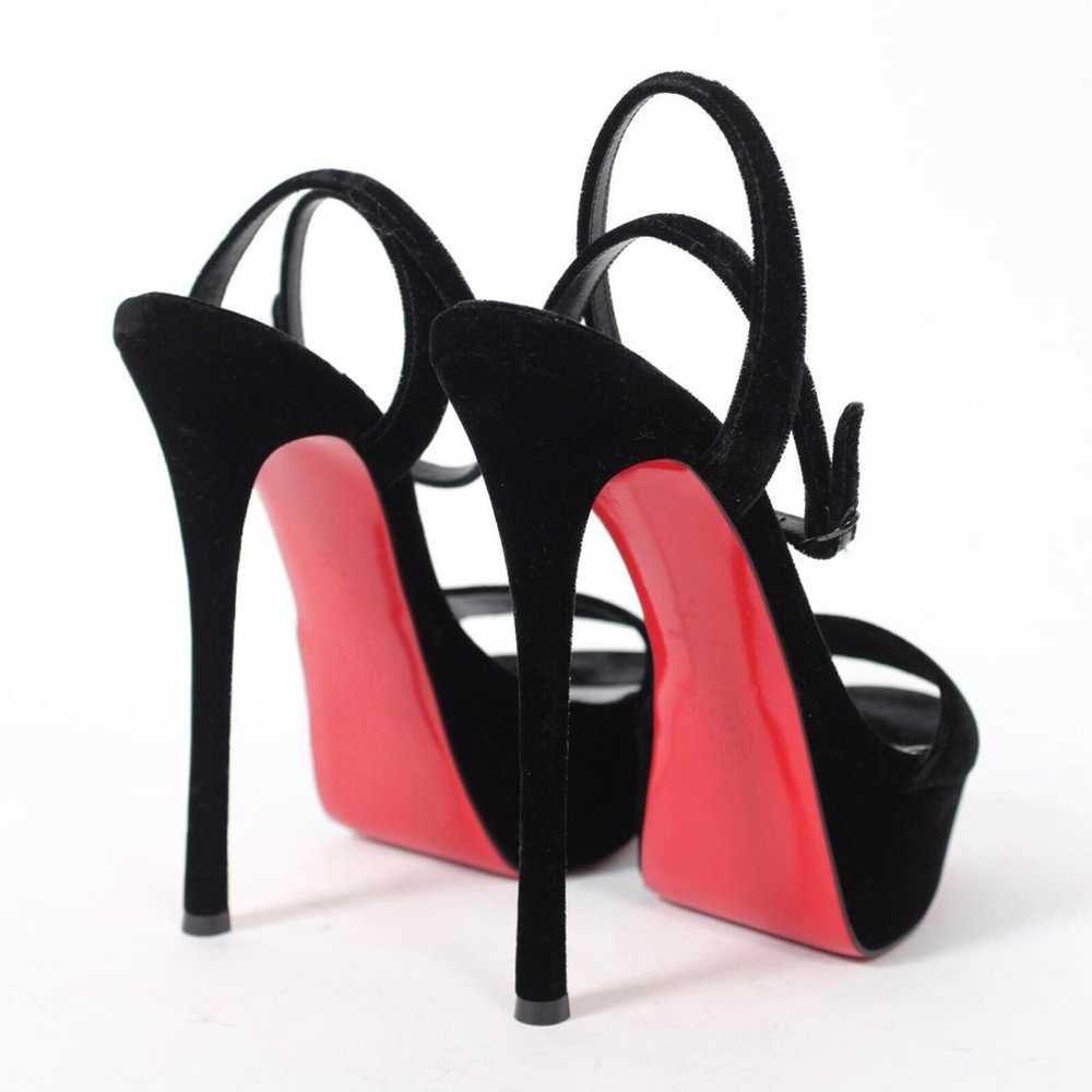 Christian Louboutin Velvet heels - image 9