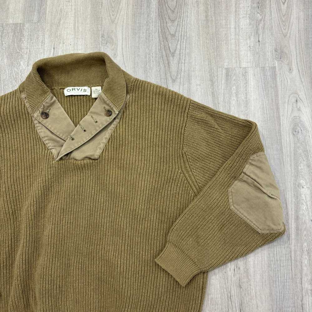 Orvis Orvis Army Sweater Men's Extra Large XL Tan… - image 2