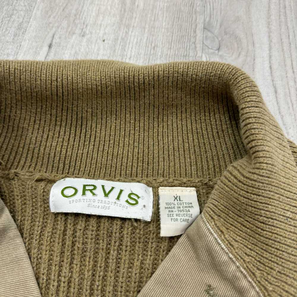 Orvis Orvis Army Sweater Men's Extra Large XL Tan… - image 4