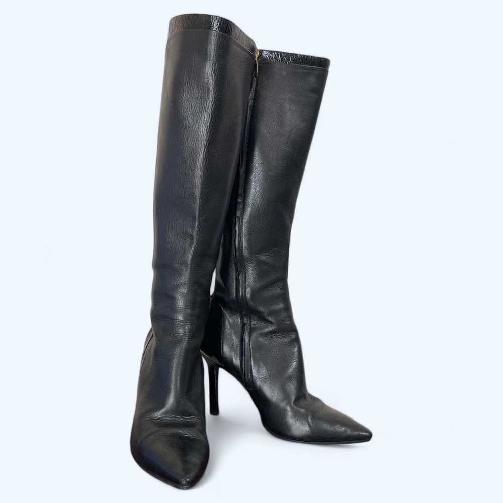 Brand New Ginza Kanematsu Knee High Boots 2way Bl… - image 2