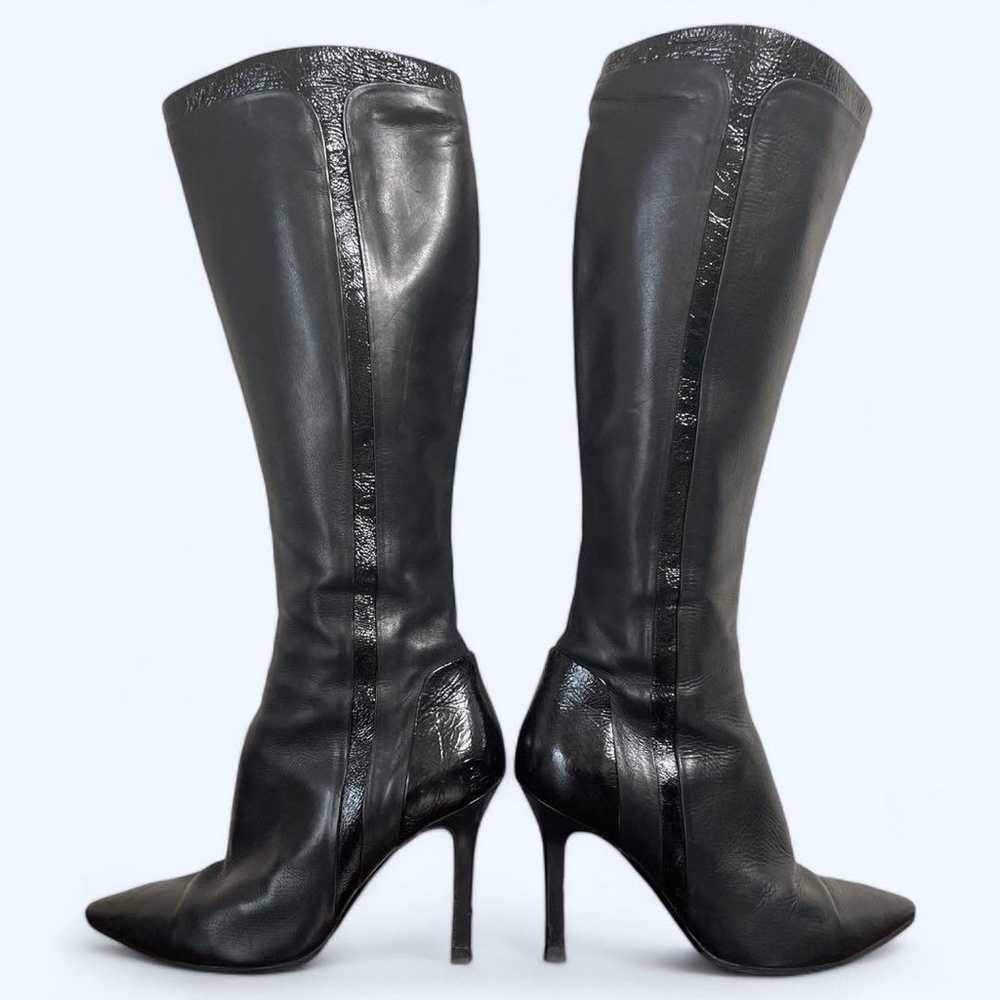 Brand New Ginza Kanematsu Knee High Boots 2way Bl… - image 5