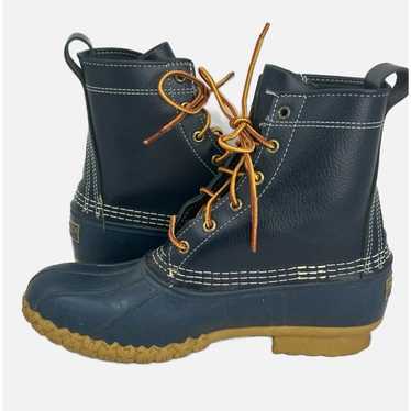 L.L. Bean Bean Boots - NAVY + TAN