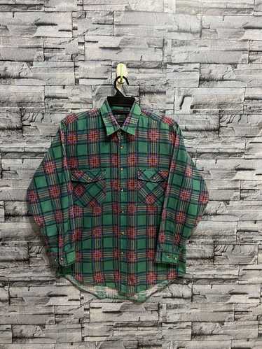 Flannel × Vintage Vintage Flair Heirs Flannel Dou… - image 1