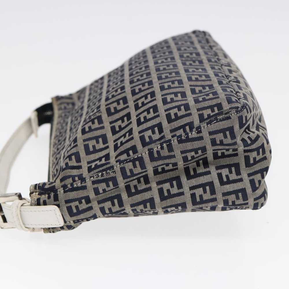 Fendi FENDI Zucchino Canvas Accessory Pouch Navy … - image 3