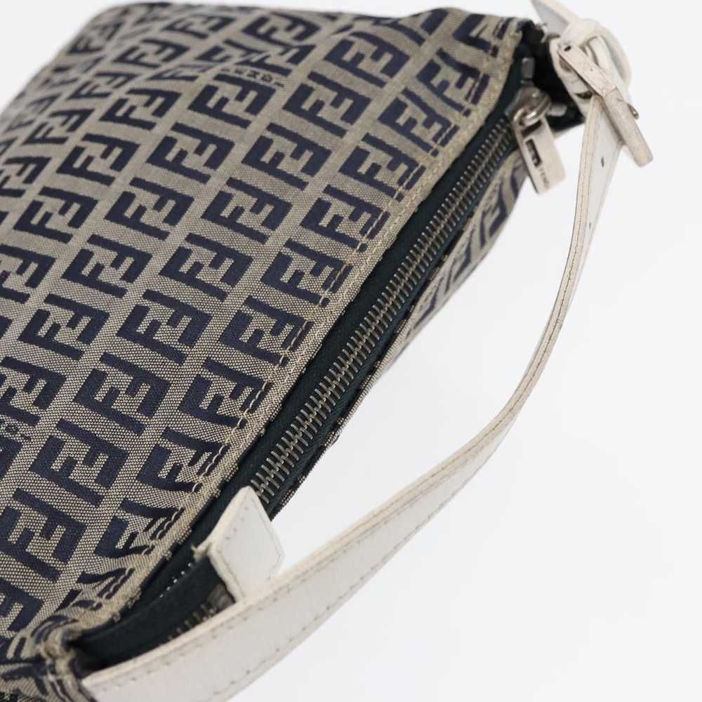 Fendi FENDI Zucchino Canvas Accessory Pouch Navy … - image 6