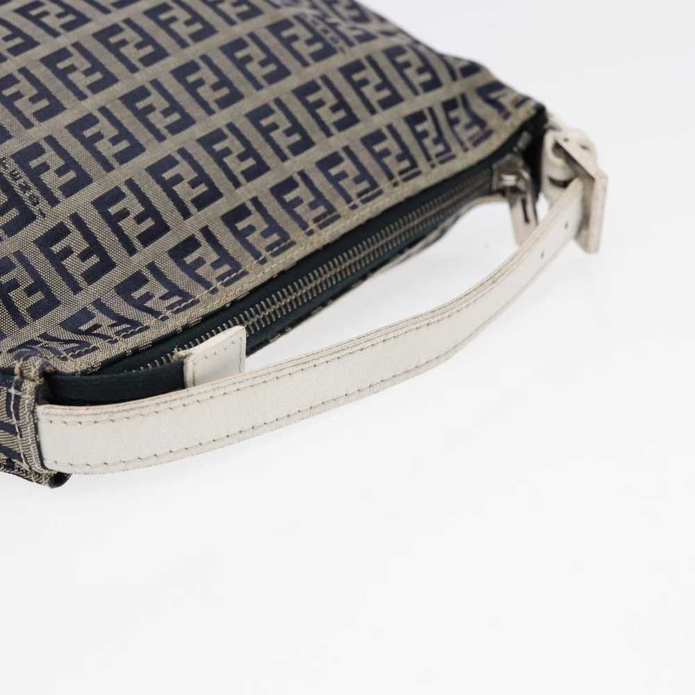 Fendi FENDI Zucchino Canvas Accessory Pouch Navy … - image 7