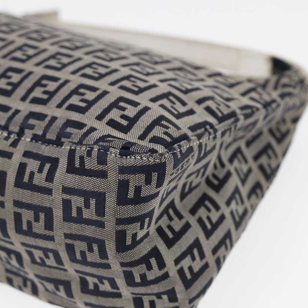 Fendi FENDI Zucchino Canvas Accessory Pouch Navy … - image 9