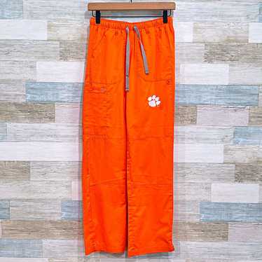 Koio Clemson Tigers WonderWink Cargo Scrub Pant Or