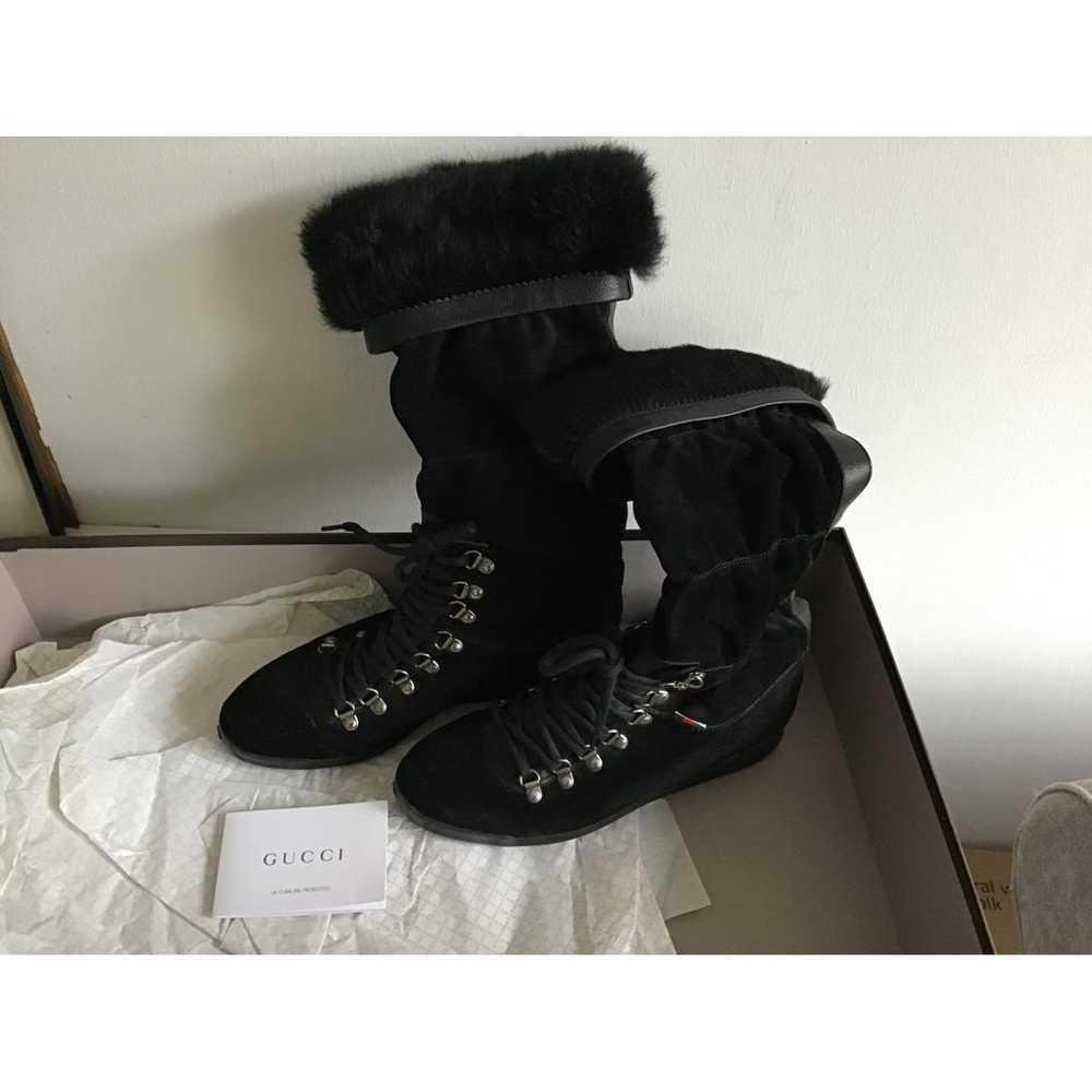 Gucci Leather snow boots - image 2