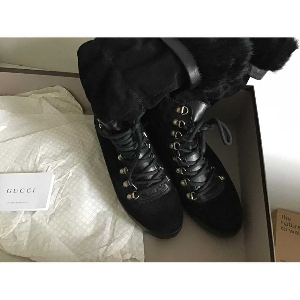 Gucci Leather snow boots - image 4