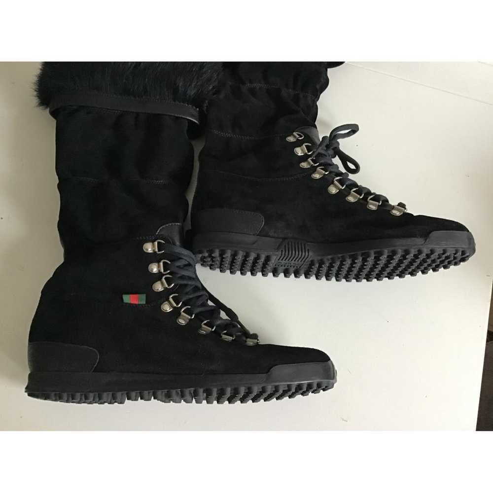 Gucci Leather snow boots - image 6