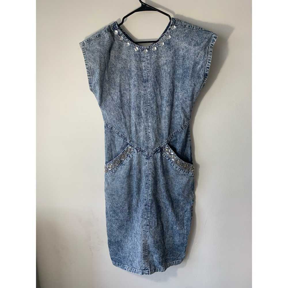 Vintage Acid Wash Dress - image 3